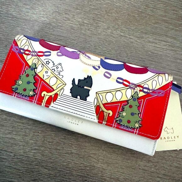 Radley London Christmas Holiday Scottie Dog Wallet - Picture 1 of 5